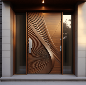 Glass door